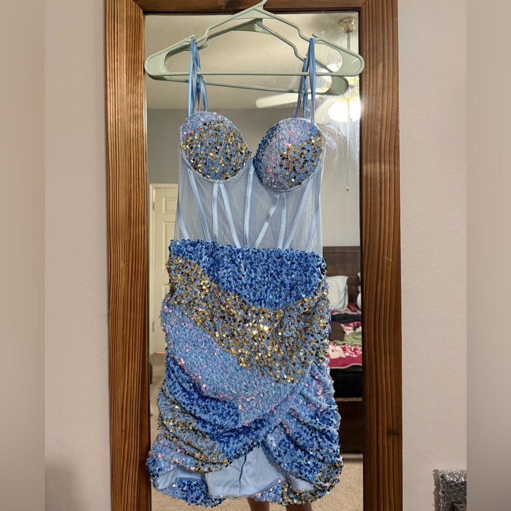 NanaMacs sequin mesh mini